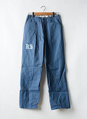 Jeans coupe droite taille haute taille haute bleu BEN DAVIS femme