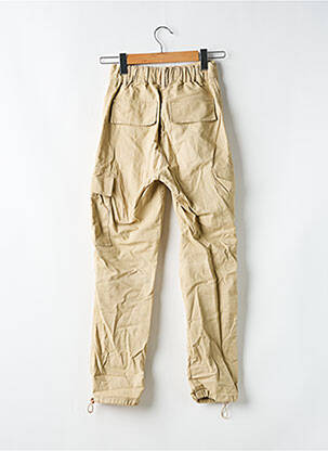 Pantalon cargo taille élastique taille haute beige NA-KD femme