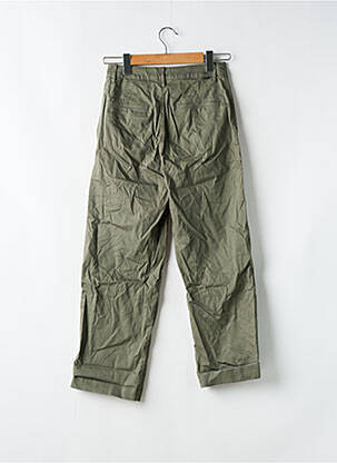 Pantalon droit tissage popeline taille normale vert DOCKERS femme
