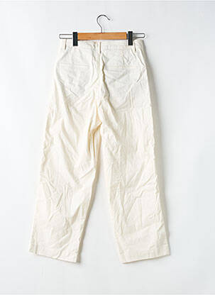 Pantalon chino tissage popeline taille haute beige DOCKERS femme