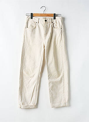 Jeans coupe droite taille normale taille normale beige AMERICAN VINTAGE femme