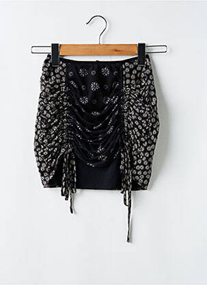 Mini-jupe taille élastique noir URBAN OUTFITTERS femme