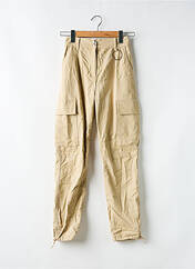 Pantalon cargo beige NA-KD pour femme seconde vue