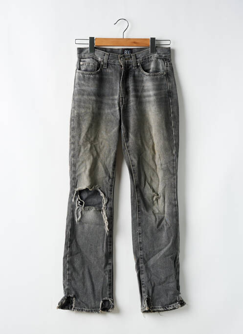 Jeans coupe droite gris BDG URBAN OUTFFITERS pour femme