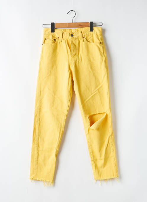 Jeans coupe slim jaune LEVIS pour femme