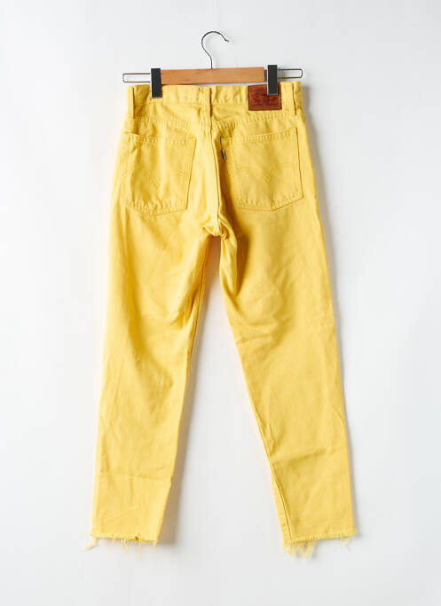 Jeans coupe slim jaune LEVIS pour femme