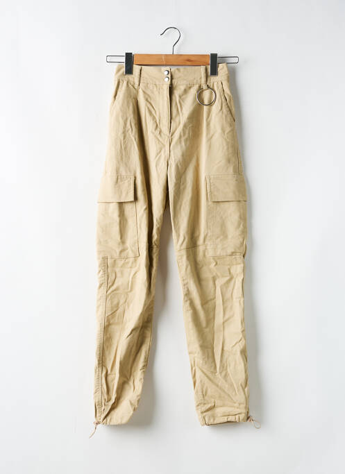 Pantalon cargo beige NA-KD pour femme