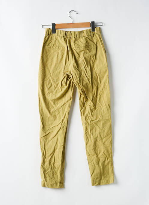 Pantalon chino vert TRAFALUC pour femme