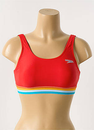 Haut de maillot de bain stretch brassieres rouge SPEEDO femme