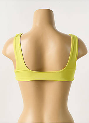 Haut de maillot de bain stretch haut soutien-gorge moulé jaune H&M femme