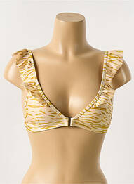 Haut de maillot de bain stretch haut soutien-gorge moulé or H&M femme