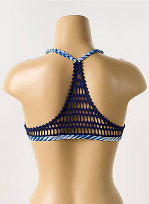 Haut de maillot de bain stretch haut soutien-gorge moulé bleu RIP CURL femme