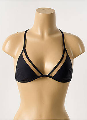 Haut de maillot de bain stretch haut triangles noir SANS MARQUE femme