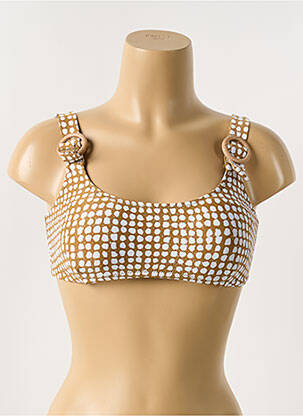 Haut de maillot de bain stretch brassieres marron RIP CURL femme