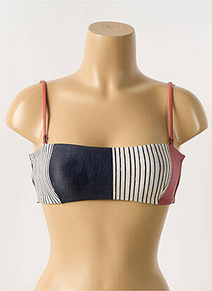 Haut de maillot de bain stretch haut bandeau rose RIP CURL femme