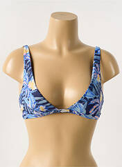 Haut de maillot de bain bleu RIP CURL pour femme seconde vue