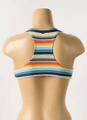 Haut de maillot de bain bleu RIP CURL pour femme seconde vue