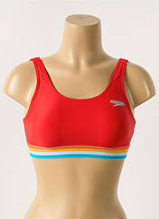 Haut de maillot de bain rouge SPEEDO pour femme seconde vue