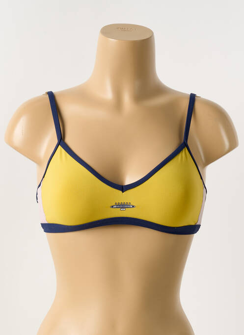 Haut de maillot de bain jaune BANANA MOON pour femme