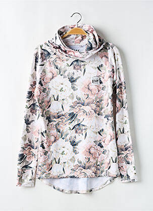 Sous-pull imprimé fantaisie manches longues rose EIVY femme