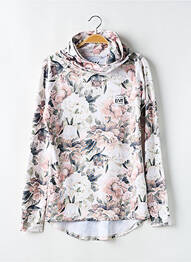Sous-pull imprimé fantaisie manches longues rose EIVY femme