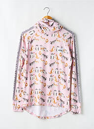Sous-pull imprimé fantaisie manches longues rose EIVY femme
