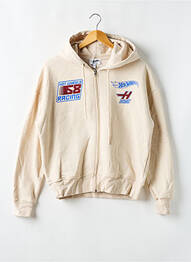 Veste casual resserrée sur le bas blanc MATTEL homme