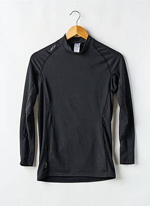 Sous-pull col col montant manches longues noir WED'ZE femme