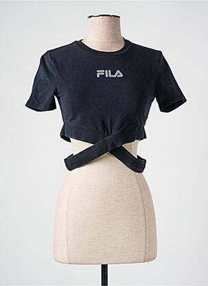 Top manches courtes manches courtes noir FILA femme