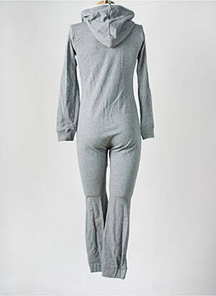 Combi-pantalon coupe cintrée manches longues gris ONEPIECE femme