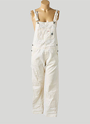 Salopette fermeture boutonnée sur le devant fines bretelles beige CARHARTT femme