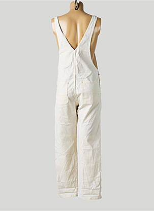 Salopette fermeture boutonnée sur le devant fines bretelles beige CARHARTT femme