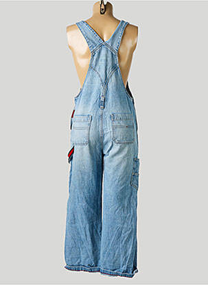 Salopette  fines bretelles bleu TOMMY HILFIGER femme