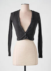 Gilet manches longues gris PULL & BEAR pour femme seconde vue