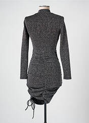 Robe courte argent THE LABEL EDITION pour femme seconde vue