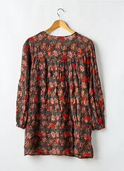 Robe courte marron ZARA TRAFALUC pour femme seconde vue