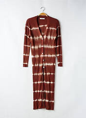 Robe longue marron MANGO pour femme seconde vue