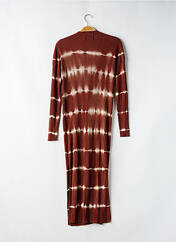 Robe longue marron MANGO pour femme seconde vue