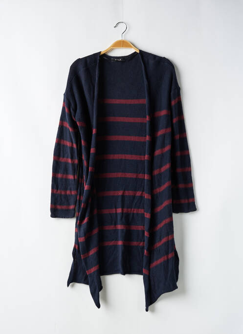 Gilet manches longues bleu VILA pour femme