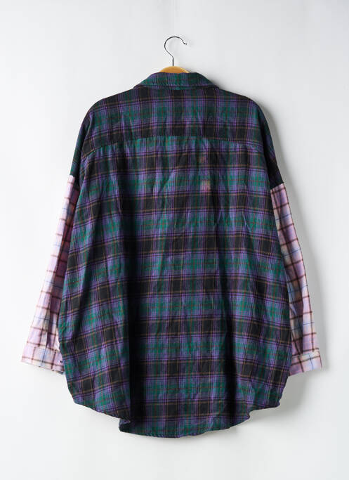 Chemise manches longues violet BOOHOO homme