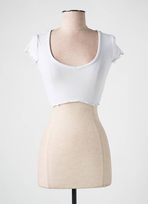 Top blanc PULL & BEAR pour femme