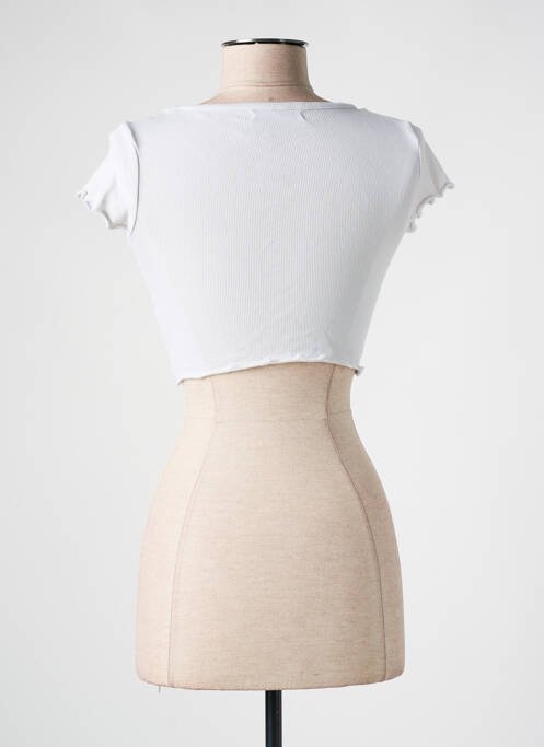 Top blanc PULL & BEAR pour femme