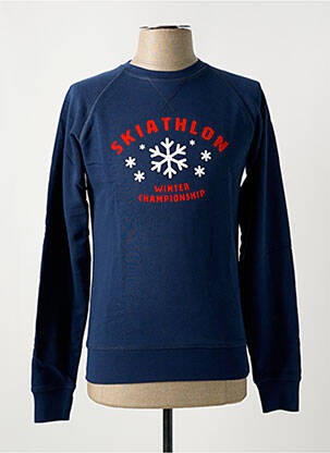 Sweat-shirt manches longues manches longues bleu FRENCH DISORDER homme
