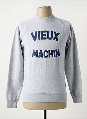 Sweat-shirt manches longues manches longues gris FRENCH DISORDER homme