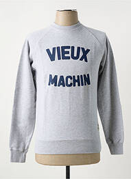 Sweat-shirt manches longues manches longues gris FRENCH DISORDER homme