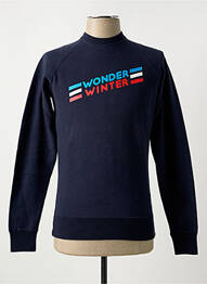 Sweat-shirt manches longues manches longues bleu FRENCH DISORDER homme