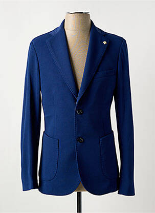Blazer coupe cintrée bleu PZO homme