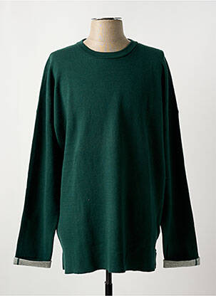 Pull col rond manches longues vert SCOTCH & SODA homme