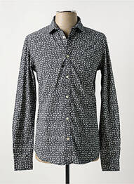 Chemise manches longues imprimé fantaisie noir PETROL INDUSTRIES homme