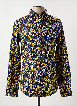 Chemise manches longues imprimé fantaisie bleu JACK & JONES homme